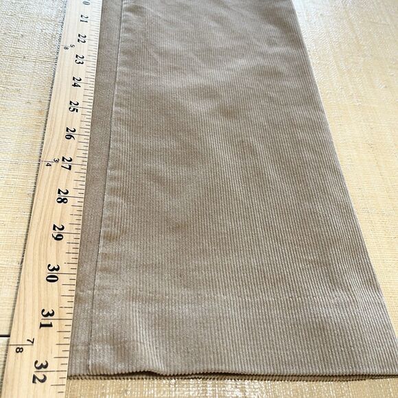 Bebe Khakis Corduroy Pants Size 4 Beige Preppy Bootcut Leg Mid Rise Casual - Picture 8 of 12